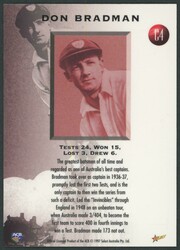 Don Bradman cards from 1990 Imperial Publishing 'Cricketers 1938' ...