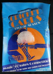 Retail Box 1989 Scanlens 'Cricket Cards, 1989-90 Season', complete ...