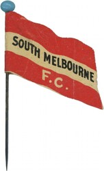 Badges 1908-70s collection, noted 1908 Wills 'Football Flags shaped ...