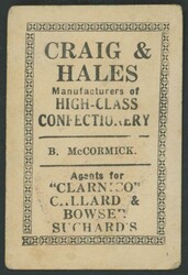 1926 Craig & Hales Confectionery 'Australian Sportsmen and ...