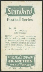 1933 Carreras (Standard Cigarettes) 'Football Series' (Bob Mirams ...