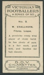 1933 Godfrey Phillips 'Victorian Footballers - A Series of 50', ...