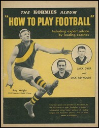 1953 Kornies 'Footballers in Action' (Flag), large-part set [52/64] ...