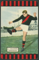 1954 Coles 'Footballers' (Series 2), almost complete set [55/56] ...