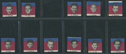 1956 Argus 'Fireside Football' cards for Fitzroy, complete set [24], ...