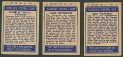 1964 Scanlens 'Footballers', part set [25/33] comprising Nos. 2, 3, 5 ...