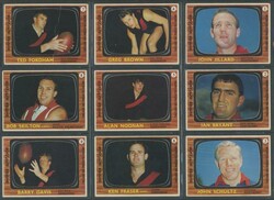 1967 Scanlens 'Footballers', complete set [72], one Poor, mainly ...