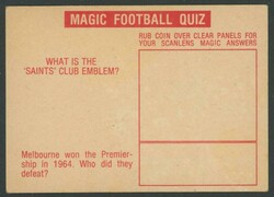 1975 Scanlens 'Footballers', part set [78/132] plus Checklists [9/12] ...