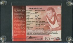 2003 Select 'Swans Team of the Century Captain Bob Skilton Signature ...