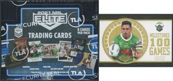 2021 NRL Elite factory case containing 10x unopened factory boxes, ...