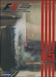 Programmes & magazines 2003-11 range with Australian F1 Grand Prix ...