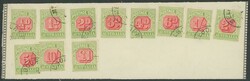 1909-10 Victorian Design Bicolours Crown/Double-Lined A Watermark ½d ...