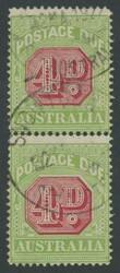 1913-21 Victorian Design Crown/Double-Lined A on Thin Paper 4d ...
