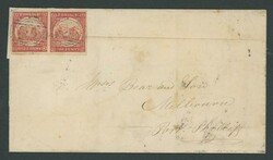 1850-51 Sydney Views Plate I (No Clouds) 1d SG 1-4 group horizontal ...