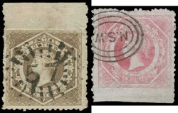 1860-72 QV Diadems Perf 12 Imperforate between Stamp & Sheet Margin ...