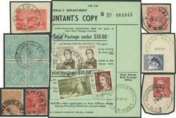 Datestamps A-Z collection on leaves in twelve large ring binders from ...