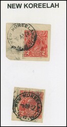 Datestamps A-Z collection on leaves in twelve large ring binders from ...