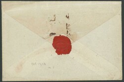 1848 unstamped envelope from Wales enclosing original letter headed ...