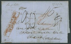 1852 (Oct 2) entire letter headed "72 Collins St East, Melbourne, ...