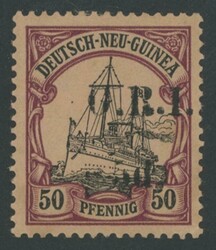 1914-15 5mm Spacing '5d.' on 50pf SG 25, lightly mounted, Cat £325.