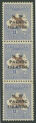 1915-16 on Kangaroos Third Watermark £1 purple-brown & blue SG 99 ...