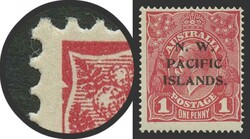 1918-22 Fifth Setting on KGV Heads 1d carmine Die I Substituted ...