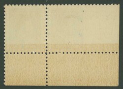 1937 Coronation 3d blue SG 209 marginal pair from the lower-left ...