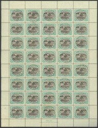 1929-30 Lakatois 'AIR MAIL' Overprints 3d black & blue-green SG 114 ...