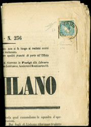giornale completo "Gazzetta Ufficiale di Milano" (Milano, 2.10.1856) ...