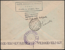 Vitt. Emanuele III - busta da Roma a Berna (Svizzera) del 28.3.1942 ...