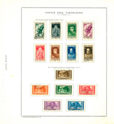 CITTÀ DEL VATICANO - 2 album + custodia Marini con coll. avanzata f ...