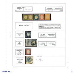 ITALIA REGNO - album + custodia con oltre 220 es. di varie em. ...