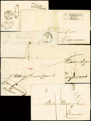 Miste - 22 lettere (13 con testo) da varie località (1 da Parigi) ...