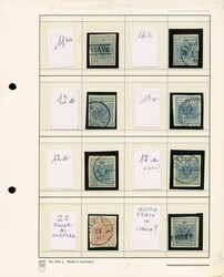 ANTICHI STATI ITALIANI - LOMBARDO VENETO - 12 es. vari I em. + kr.9 - ...