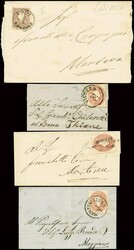 ANTICHI STATI ITALIANI - LOMBARDO VENETO - 13 lettere (alcune con ...