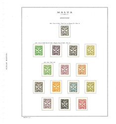MALTA - 4 album con custodia (3 Marini) con coll. f.lli dal 1964 al ...