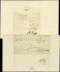 PREFILATELICHE, LETTERE NON AFFRANCATE - L.VENETO - album portabuste ...