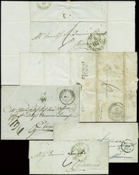 PREFILATELICHE, LETTERE NON AFFRANCATE - L.VENETO - album portabuste ...