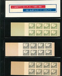 SVEZIA - 2 raccoglitori + custodia: uno con libretti epoca 1951-1976 ...
