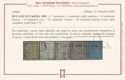 I em. serie tipologica 5 val. n.1-9 - Sassone n.1-5 - buona/ottima ...