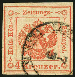 4775: Österreich Lombardei Venetetien Zeitungsstempelmarken