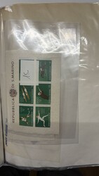SAN MARINO anni '60/2000Lotto di francobolli e foglietti con ...