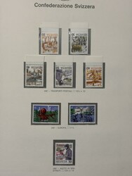 SVIZZERA 1987/2012 Collezione del periodo in 4 album GBE. Da ...