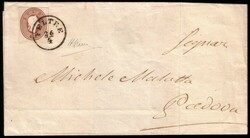 LOMBARDO-VENETO 186x (26 apr.)Ritagli di Interi Postali Usati Come ...