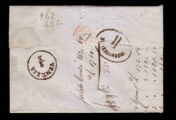 LOMBARDO-VENETO 1865 (6 mar.)Ritagli di Interi Postali Usati Come ...