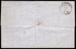 PARMA 1858 (8 nov.) I e III Emissione Lettera con testo parziale da ...