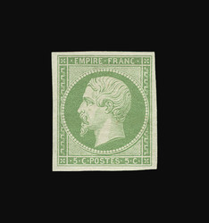 2565015: Frankreich Empire ungezähnt 1853