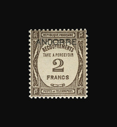 1670: Andorra Französische Post - Portomarken