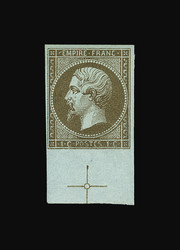 2565015: Frankreich Empire ungezähnt 1853