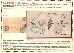 Regno di Sardegna -15 lettere dal Nord Africa al Piemonte e viceversa ...